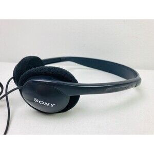 Vintage Sony MDR-101 Wired Stereo Headphones Earphones Black Tested